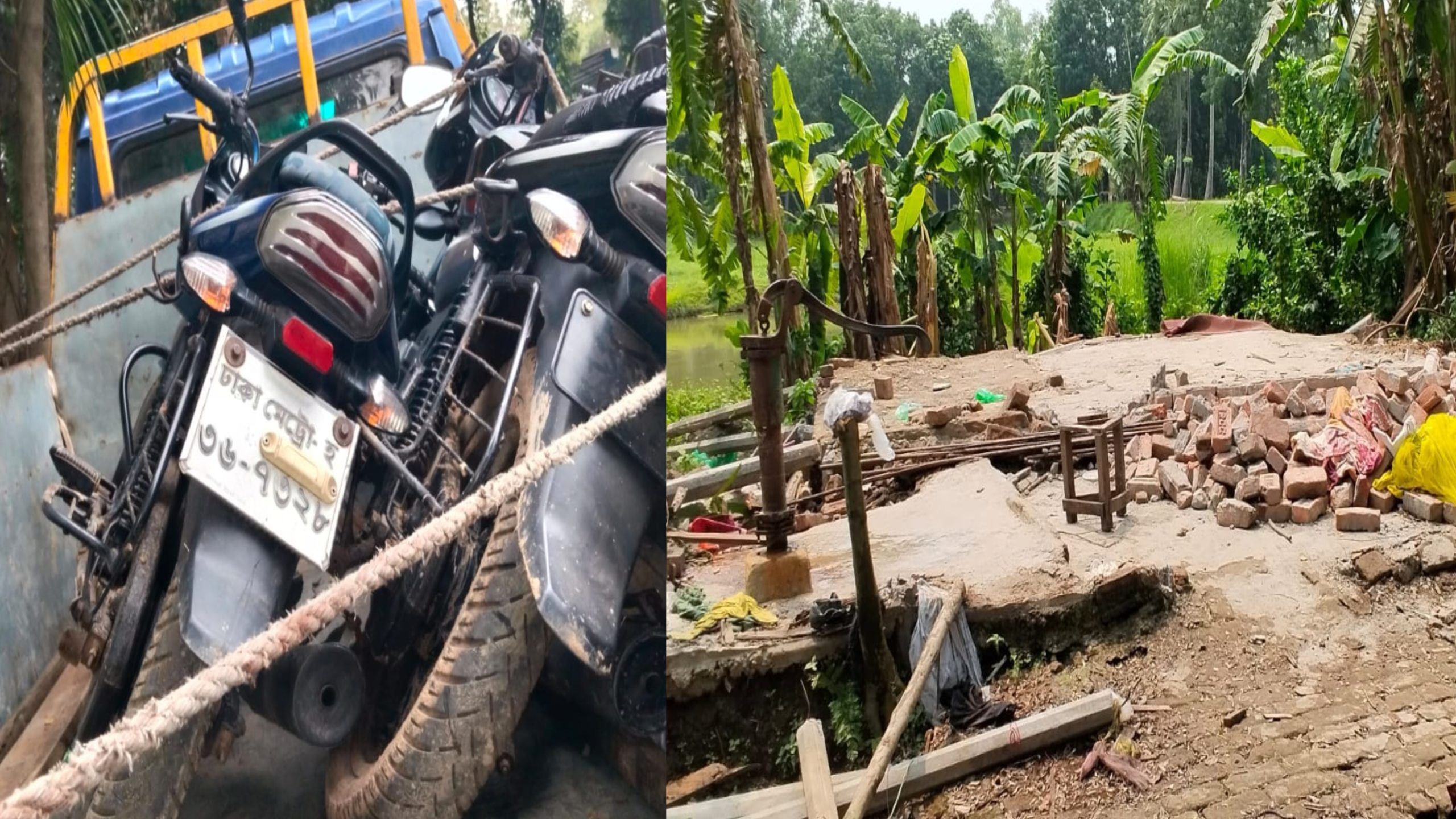 কালীগঞ্জে বসত বাড়ীতে হামলা করে স্বর্ণালংকারসহ ২৫ লাখ টাকার মালামাল লুট