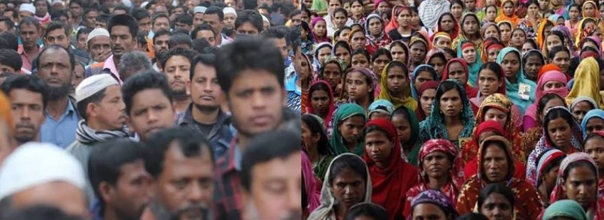 ‎রংপুরে পুরুষের চেয়ে নারীর সংখ্যা বেশি