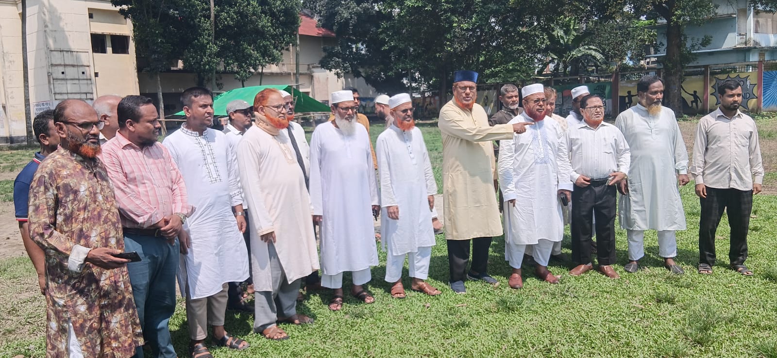 ‎লংমার্চ সফল করতে জেলা স্কুল মাঠ পরিদর্শনে জামায়াতের কেন্দ্রীয় নেতা আব্দুল হালিম 