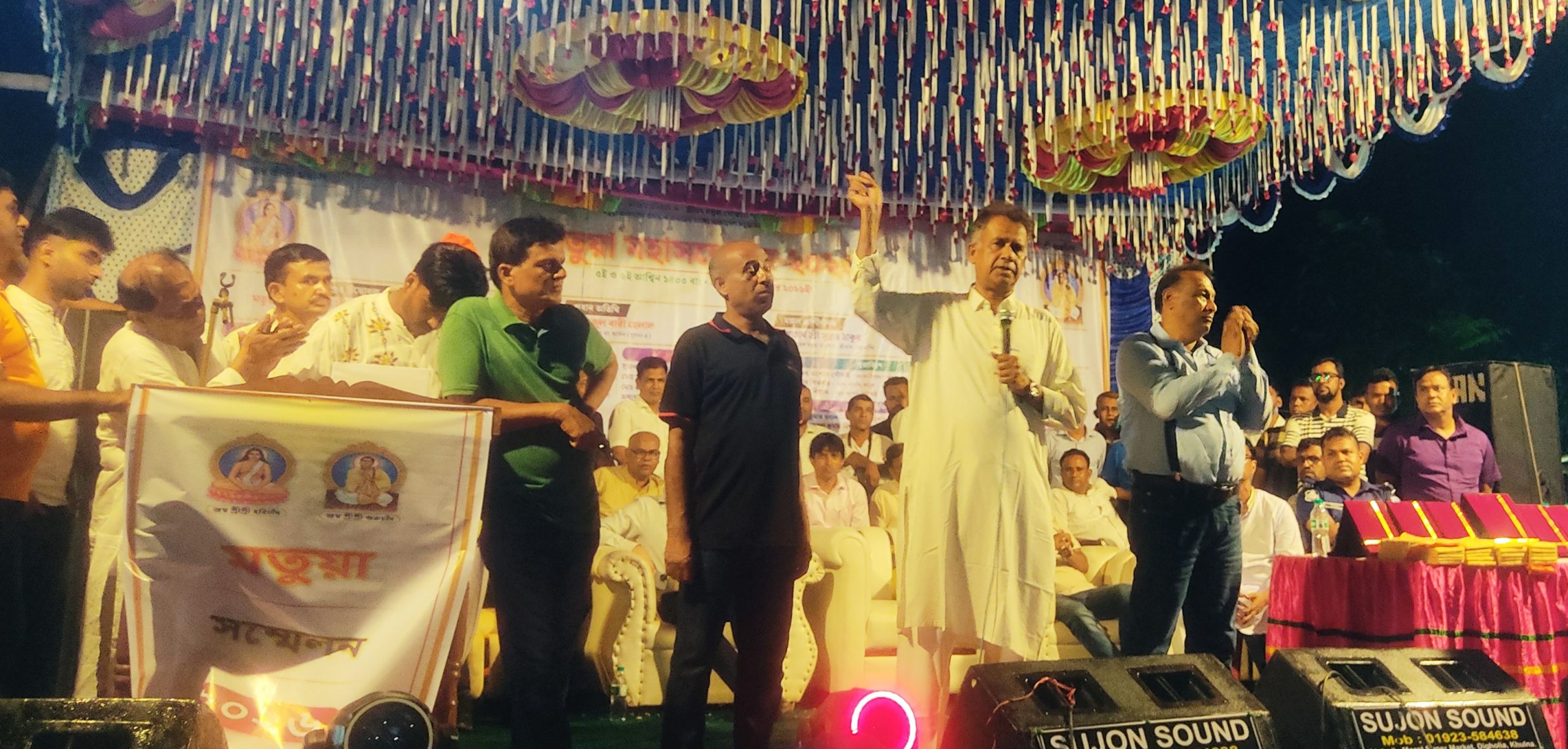 দিঘলিয়ায় মতুয়া মহাসম্মেলনে এমপি আজিজুল বারী হেলাল
